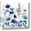 Picture of Ink Blue Flowers II