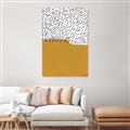 Picture of Mid Century Abstract Yellow _GroupedProduct_Rectangle_Portrait_Unframed_Print_Only_