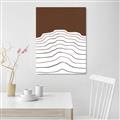 Picture of Mid Century Abstract Brown _GroupedProduct_Rectangle_Portrait_Unframed_Print_Only_