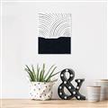 Picture of Mid Century Abstract Blue  _GroupedProduct_Rectangle_Portrait_Unframed_Print_Only_