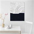 Picture of Mid Century Abstract Blue  _GroupedProduct_Rectangle_Portrait_Unframed_Print_Only_