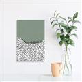 Picture of Mid Century Abstract Green  _GroupedProduct_Rectangle_Portrait_Unframed_Print_Only_
