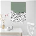 Picture of Mid Century Abstract Green  _GroupedProduct_Rectangle_Portrait_Unframed_Print_Only_