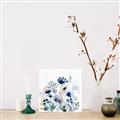Picture of Ink Blue Flowers I  _GroupedProduct_Square_Unframed_Print_Only_