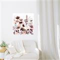 Picture of Maroon Flowers II _GroupedProduct_Square_Unframed_Print_Only_