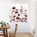 Picture of Maroon Flowers II _GroupedProduct_Square_Unframed_Print_Only_
