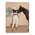 Picture of Fashion and Horse  _GroupedProduct_Rectangle_Portrait_Canvas_