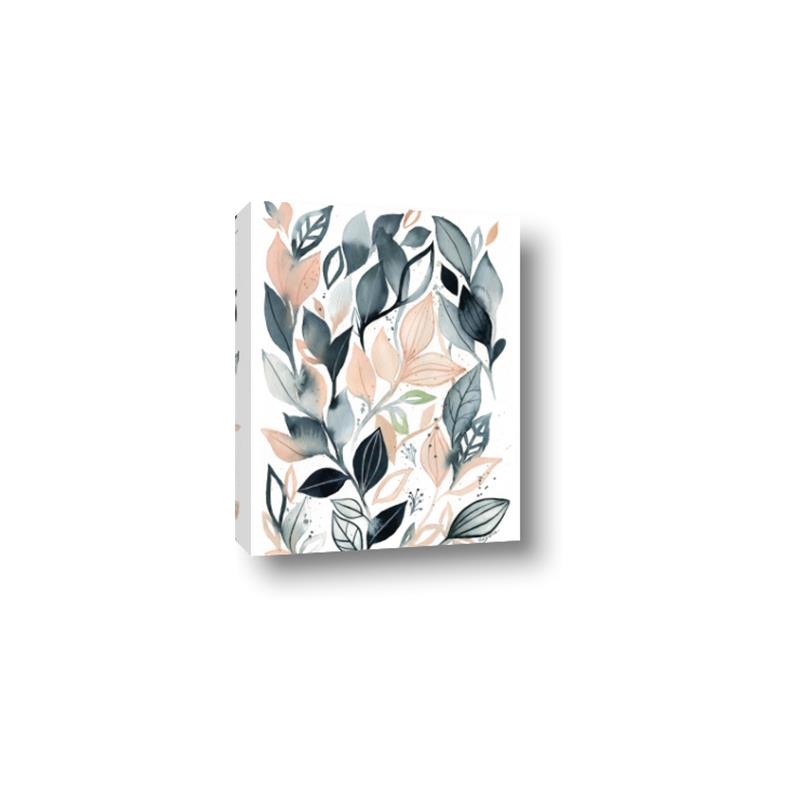Picture of Pink and Gray Flowers I _GroupedProduct_Rectangle_Portrait_Canvas_