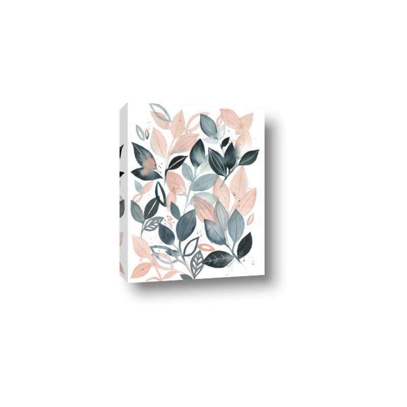 Picture of Pink and Gray Flowers II  _GroupedProduct_Rectangle_Portrait_Canvas_