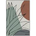 Picture of Sketched Succulent II  _GroupedProduct_Rectangle_Portrait_Canvas_Framed_