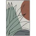 Picture of Sketched Succulent II  _GroupedProduct_Rectangle_Portrait_Canvas_Framed_