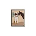 Picture of Fashion and Horse  _GroupedProduct_Rectangle_Portrait_Canvas_Framed_
