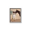 Picture of Fashion and Horse  _GroupedProduct_Rectangle_Portrait_Canvas_Framed_