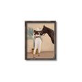 Picture of Fashion and Horse  _GroupedProduct_Rectangle_Portrait_Canvas_Framed_