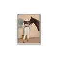 Picture of Fashion and Horse  _GroupedProduct_Rectangle_Portrait_Canvas_Framed_