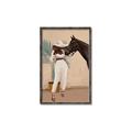 Picture of Fashion and Horse  _GroupedProduct_Rectangle_Portrait_Canvas_Framed_