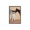 Picture of Fashion and Horse  _GroupedProduct_Rectangle_Portrait_Canvas_Framed_