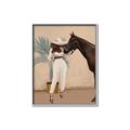 Picture of Fashion and Horse  _GroupedProduct_Rectangle_Portrait_Canvas_Framed_