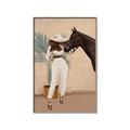 Picture of Fashion and Horse  _GroupedProduct_Rectangle_Portrait_Canvas_Framed_
