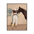 Picture of Fashion and Horse  _GroupedProduct_Rectangle_Portrait_Canvas_Framed_
