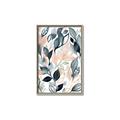 Picture of Pink and Gray Flowers I _GroupedProduct_Rectangle_Portrait_Canvas_Framed_