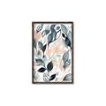 Picture of Pink and Gray Flowers I _GroupedProduct_Rectangle_Portrait_Canvas_Framed_