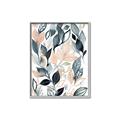 Picture of Pink and Gray Flowers I _GroupedProduct_Rectangle_Portrait_Canvas_Framed_