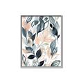 Picture of Pink and Gray Flowers I _GroupedProduct_Rectangle_Portrait_Canvas_Framed_