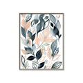 Picture of Pink and Gray Flowers I _GroupedProduct_Rectangle_Portrait_Canvas_Framed_