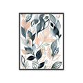 Picture of Pink and Gray Flowers I _GroupedProduct_Rectangle_Portrait_Canvas_Framed_
