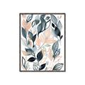 Picture of Pink and Gray Flowers I _GroupedProduct_Rectangle_Portrait_Canvas_Framed_