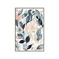 Picture of Pink and Gray Flowers I _GroupedProduct_Rectangle_Portrait_Canvas_Framed_