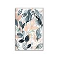 Picture of Pink and Gray Flowers I _GroupedProduct_Rectangle_Portrait_Canvas_Framed_