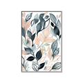 Picture of Pink and Gray Flowers I _GroupedProduct_Rectangle_Portrait_Canvas_Framed_