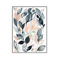Picture of Pink and Gray Flowers I _GroupedProduct_Rectangle_Portrait_Canvas_Framed_