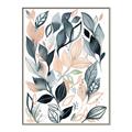 Picture of Pink and Gray Flowers I _GroupedProduct_Rectangle_Portrait_Canvas_Framed_