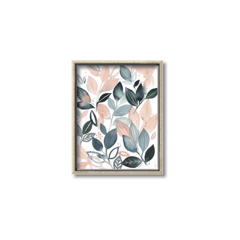 Picture of Pink and Gray Flowers II  _GroupedProduct_Rectangle_Portrait_Canvas_Framed_