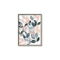 Picture of Pink and Gray Flowers II  _GroupedProduct_Rectangle_Portrait_Canvas_Framed_