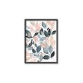 Picture of Pink and Gray Flowers II  _GroupedProduct_Rectangle_Portrait_Canvas_Framed_