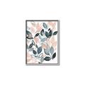 Picture of Pink and Gray Flowers II  _GroupedProduct_Rectangle_Portrait_Canvas_Framed_