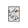 Picture of Pink and Gray Flowers II  _GroupedProduct_Rectangle_Portrait_Canvas_Framed_