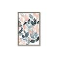 Picture of Pink and Gray Flowers II  _GroupedProduct_Rectangle_Portrait_Canvas_Framed_