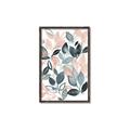 Picture of Pink and Gray Flowers II  _GroupedProduct_Rectangle_Portrait_Canvas_Framed_