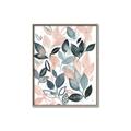 Picture of Pink and Gray Flowers II  _GroupedProduct_Rectangle_Portrait_Canvas_Framed_