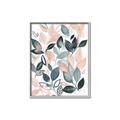 Picture of Pink and Gray Flowers II  _GroupedProduct_Rectangle_Portrait_Canvas_Framed_