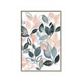 Picture of Pink and Gray Flowers II  _GroupedProduct_Rectangle_Portrait_Canvas_Framed_