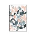 Picture of Pink and Gray Flowers II  _GroupedProduct_Rectangle_Portrait_Canvas_Framed_