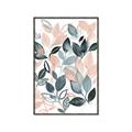 Picture of Pink and Gray Flowers II  _GroupedProduct_Rectangle_Portrait_Canvas_Framed_