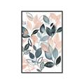Picture of Pink and Gray Flowers II  _GroupedProduct_Rectangle_Portrait_Canvas_Framed_