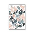 Picture of Pink and Gray Flowers II  _GroupedProduct_Rectangle_Portrait_Canvas_Framed_